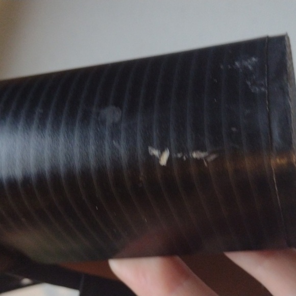 LOFT black lace up chunky heels size 8 - Picture 5 of 16